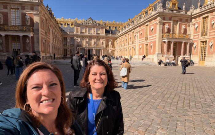 Versailles Palace courtyard Paris France travel itinerary private tour